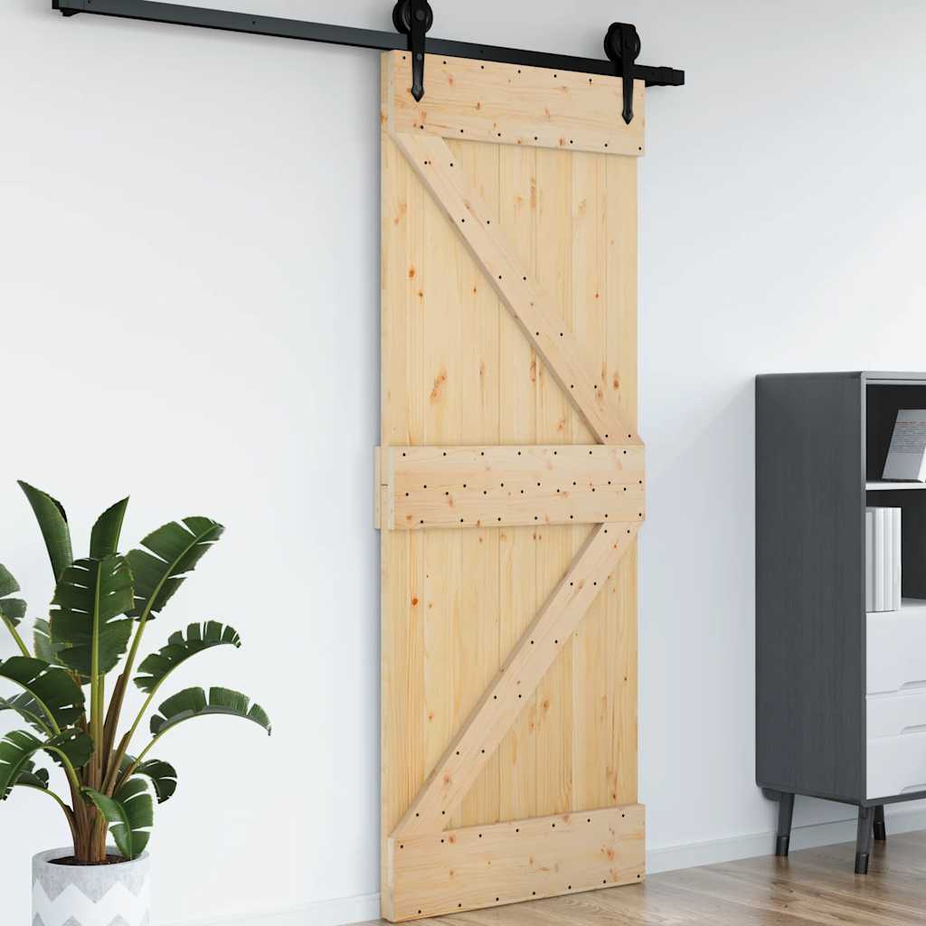 Porta NARVIK 85x210 cm in Legno Massello di Pino