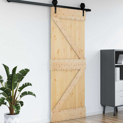 Porta NARVIK 95x210 cm in Legno Massello di Pino