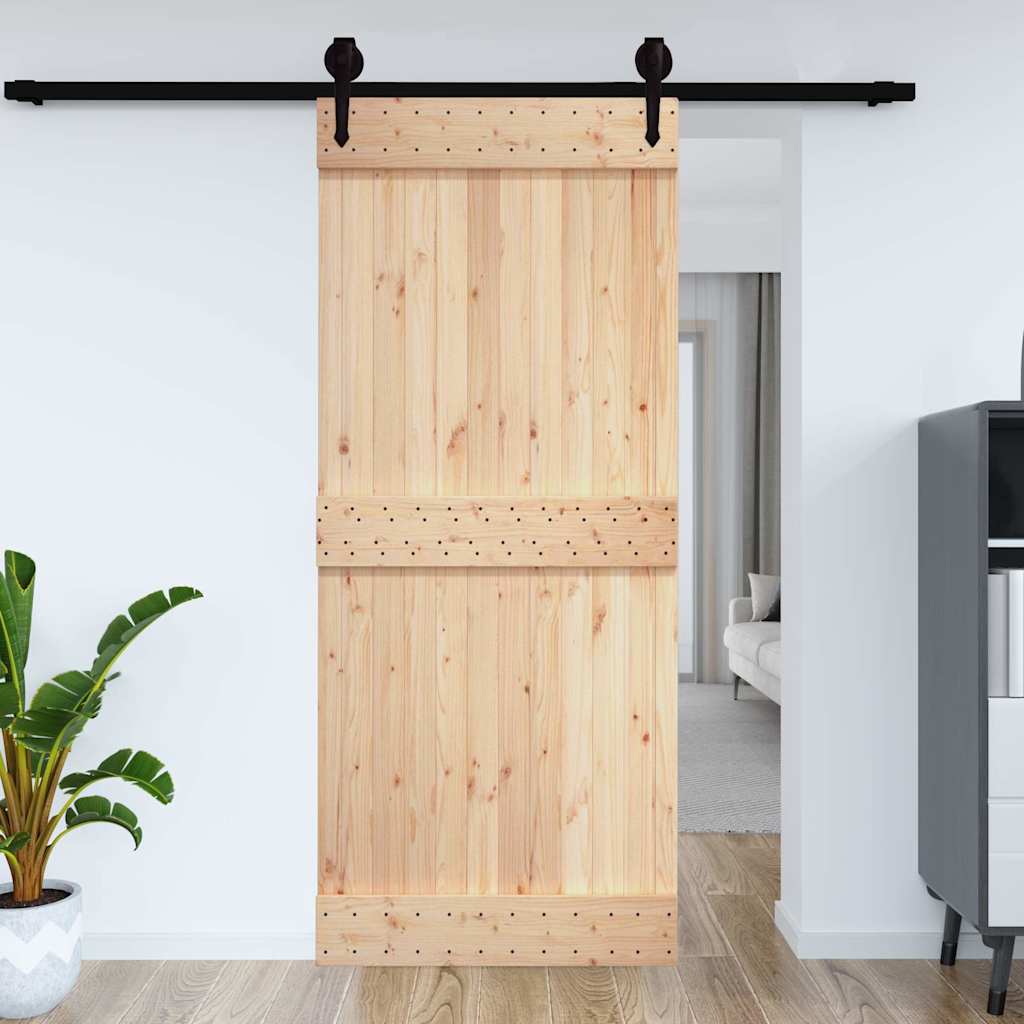 Porta NARVIK 70x210 cm in Legno Massello di Pino