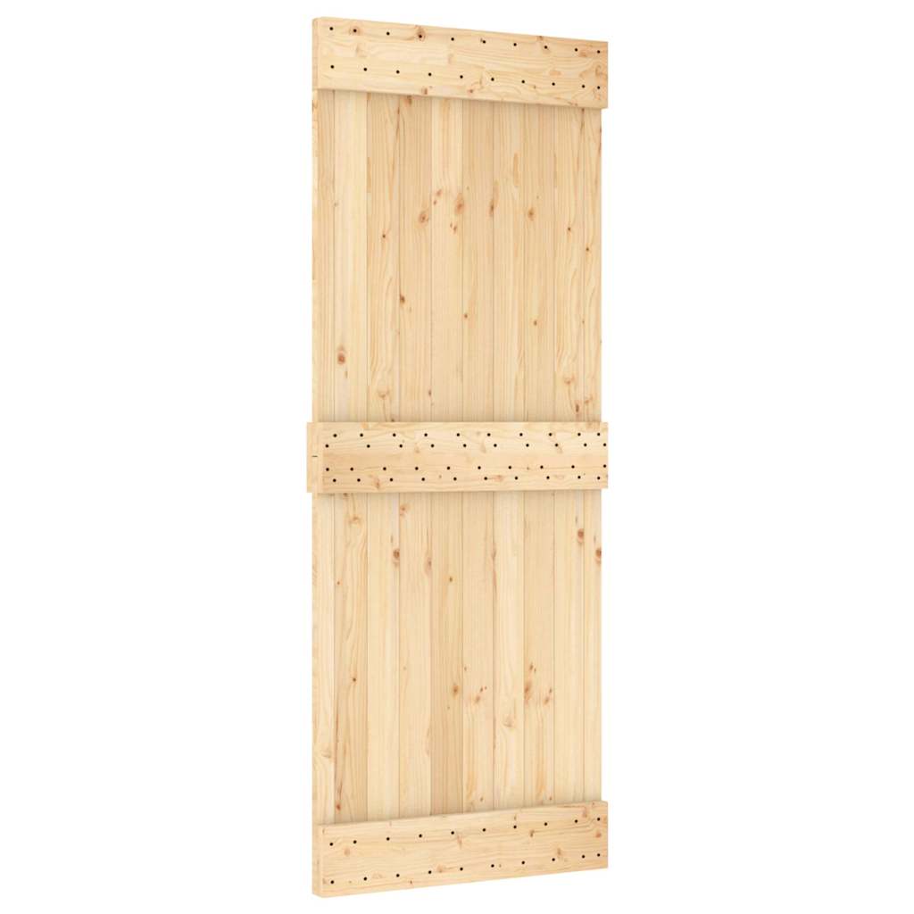 Porta NARVIK 80x210 cm in Legno Massello di Pino
