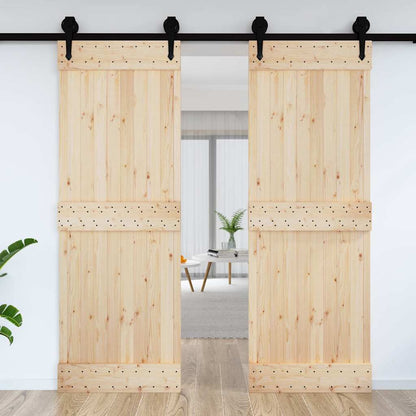Porta NARVIK 80x210 cm in Legno Massello di Pino