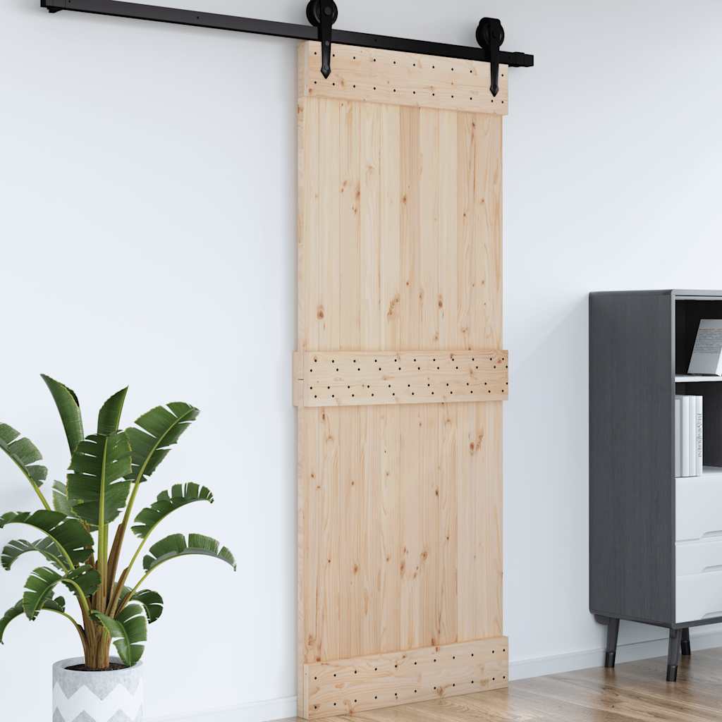 Porta NARVIK 80x210 cm in Legno Massello di Pino