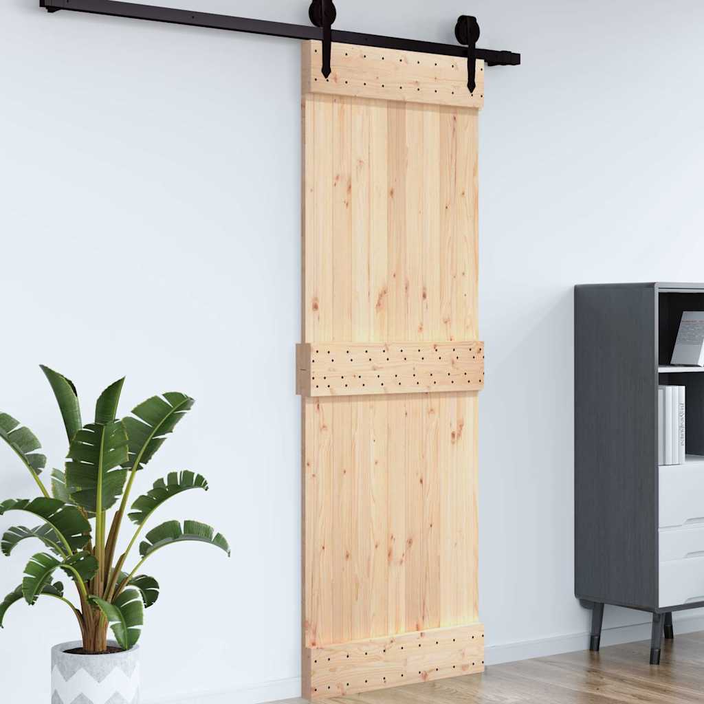 Porta NARVIK 85x210 cm in Legno Massello di Pino