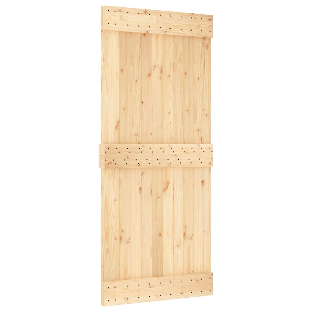 Porta NARVIK 90x210 cm in Legno Massello di Pino