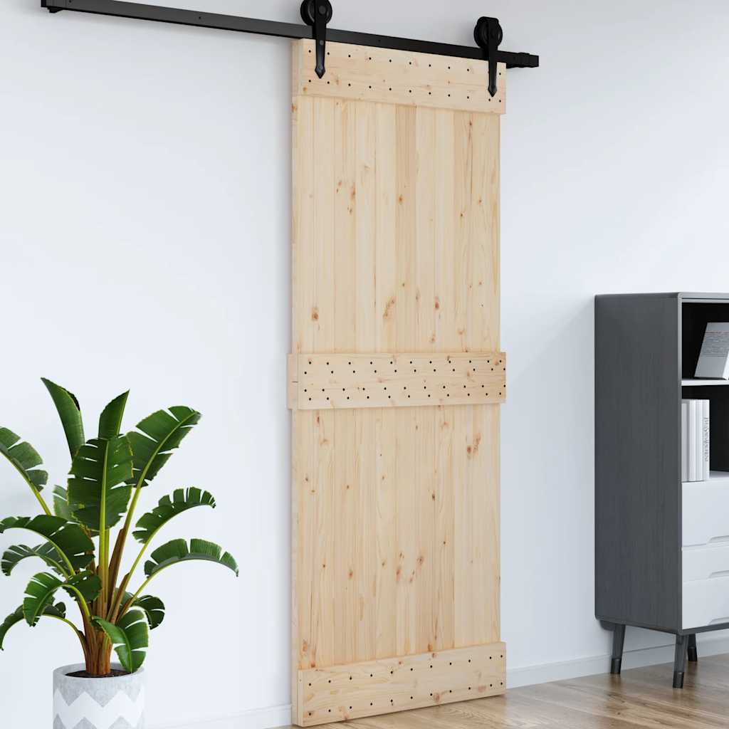 Porta NARVIK 90x210 cm in Legno Massello di Pino