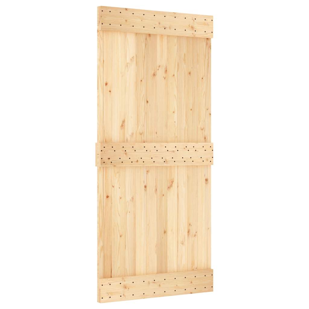 Porta NARVIK 95x210 cm in Legno Massello di Pino