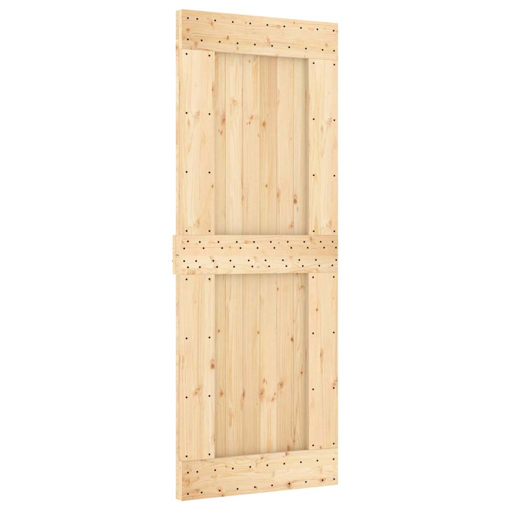 Porta NARVIK 80x210 cm in Legno Massello di Pino