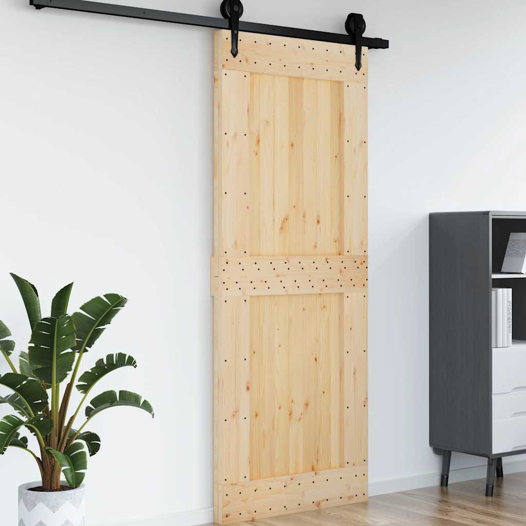 Porta NARVIK 90x210 cm in Legno Massello di Pino