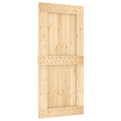 Porta NARVIK 95x210 cm in Legno Massello di Pino