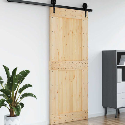 Porta NARVIK 95x210 cm in Legno Massello di Pino
