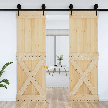 Porta NARVIK 70x210 cm in Legno Massello di Pino