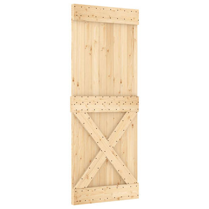 Porta NARVIK 80x210 cm in Legno Massello di Pino