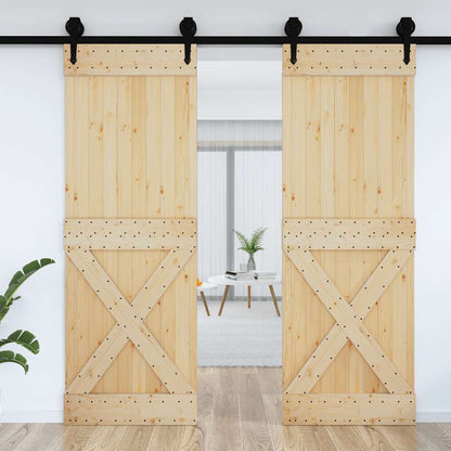 Porta NARVIK 80x210 cm in Legno Massello di Pino