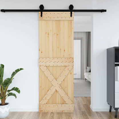 Porta NARVIK 80x210 cm in Legno Massello di Pino