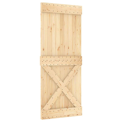 Porta NARVIK 85x210 cm in Legno Massello di Pino