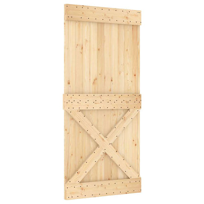 Porta NARVIK 95x210 cm in Legno Massello di Pino