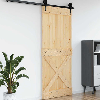 Porta NARVIK 95x210 cm in Legno Massello di Pino
