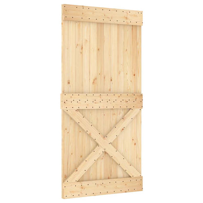 Porta NARVIK 100x210 cm in Legno Massello di Pino