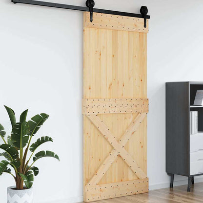 Porta NARVIK 100x210 cm in Legno Massello di Pino