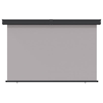 Tendalino Laterale per Balcone Grigio Scuro 165x250 cm