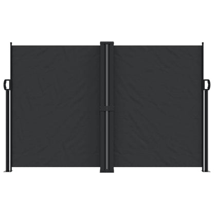 Tenda da Sole Laterale Retrattile Nera 160x1000 cm