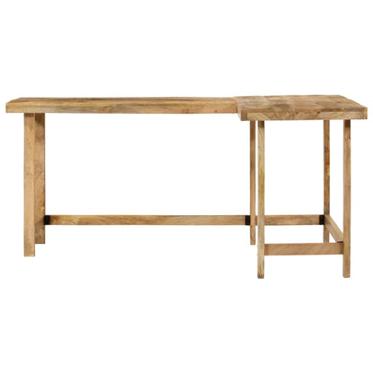 Scrivania 165x110x75 cm in Legno Massello di Mango