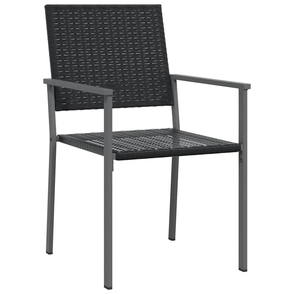 Set da Pranzo da Giardino 9 pz in Polyrattan e Acciaio