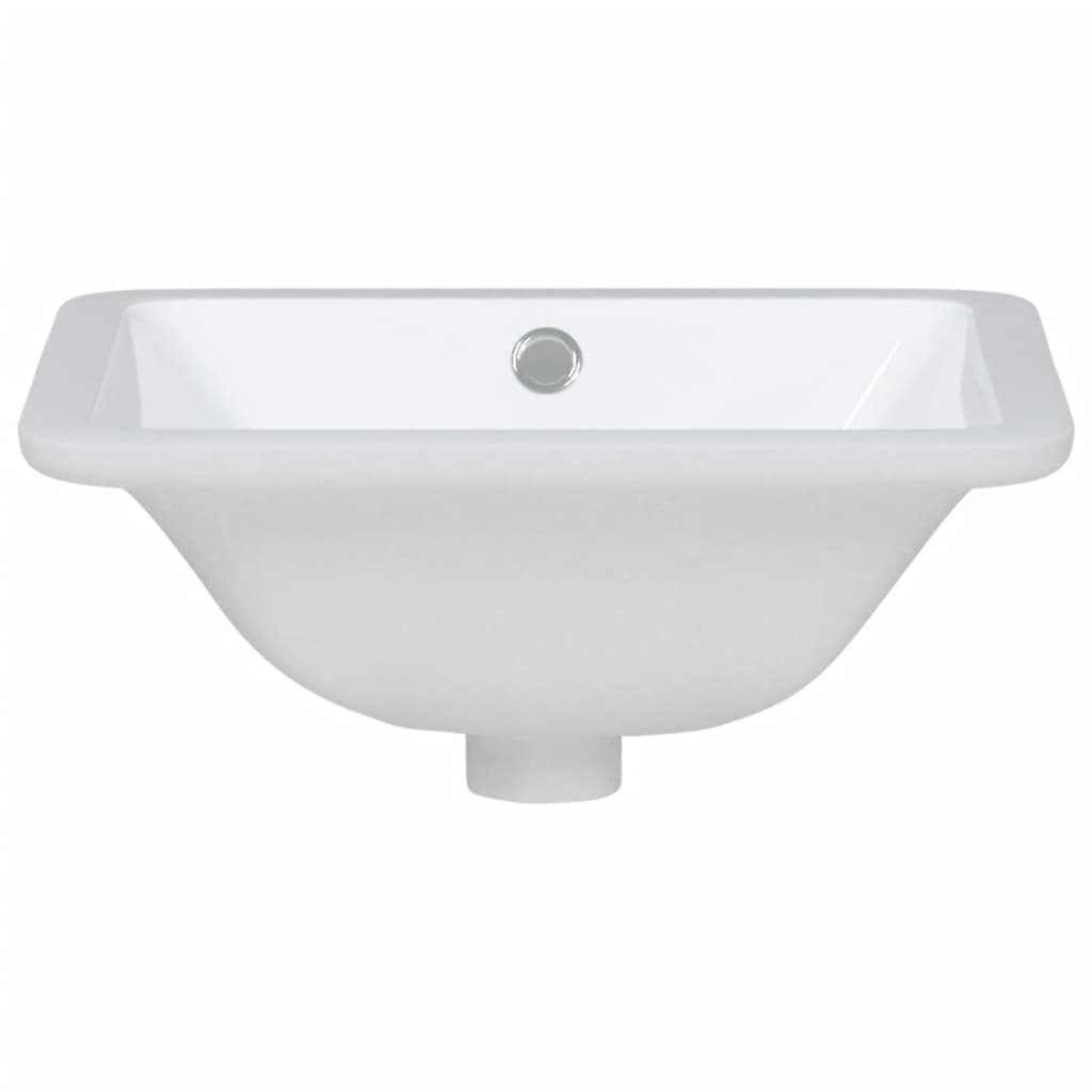 Lavandino da Bagno Bianco 36,5x32x15,5 cm Rettangolare Ceramica