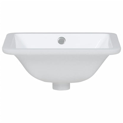 Lavandino da Bagno Bianco 36,5x32x15,5 cm Rettangolare Ceramica