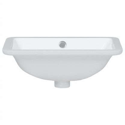 Lavandino da Bagno Bianco 41,5x26x18,5 cm Rettangolare Ceramica
