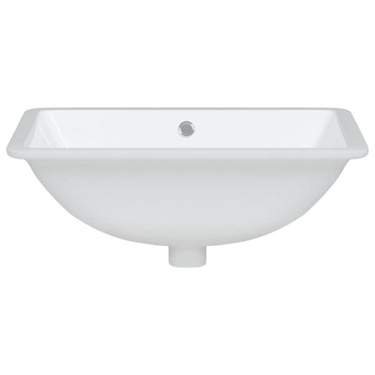 Lavandino da Bagno Bianco 47,5x35x19,5 cm Rettangolare Ceramica