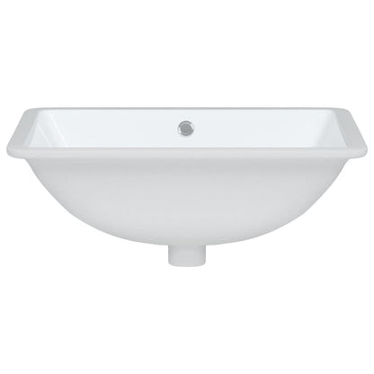 Lavandino da Bagno Bianco 52x38,5x19,5 cm Rettangolare Ceramica