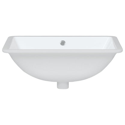 Lavandino da Bagno Bianco 55,5x37,5x19 cm Rettangolare Ceramica