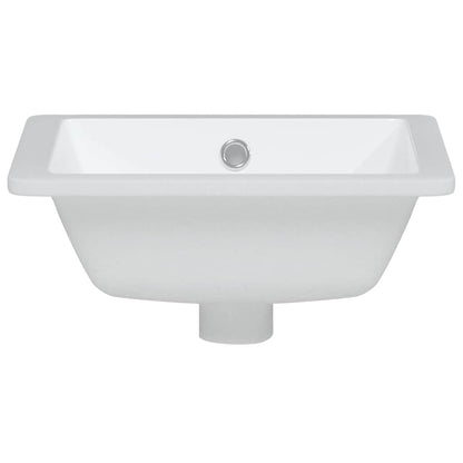 Lavandino da Bagno Bianco 36x31,5x16,5 cm Rettangolare Ceramica