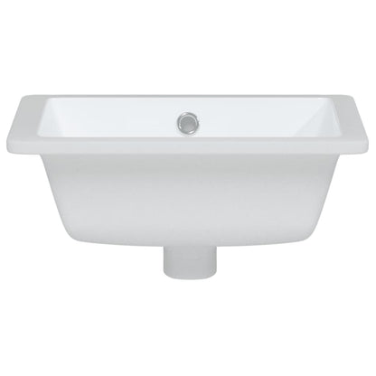 Lavandino da Bagno Bianco 39x30x18,5 cm Rettangolare Ceramica