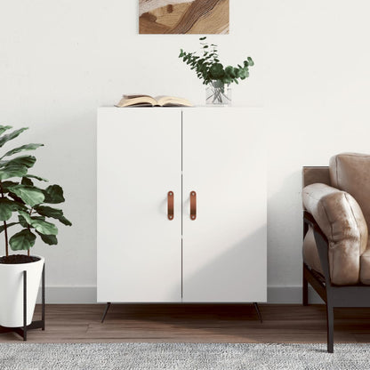 Credenza Bianca 69,5x34x90 cm in Legno Multistrato