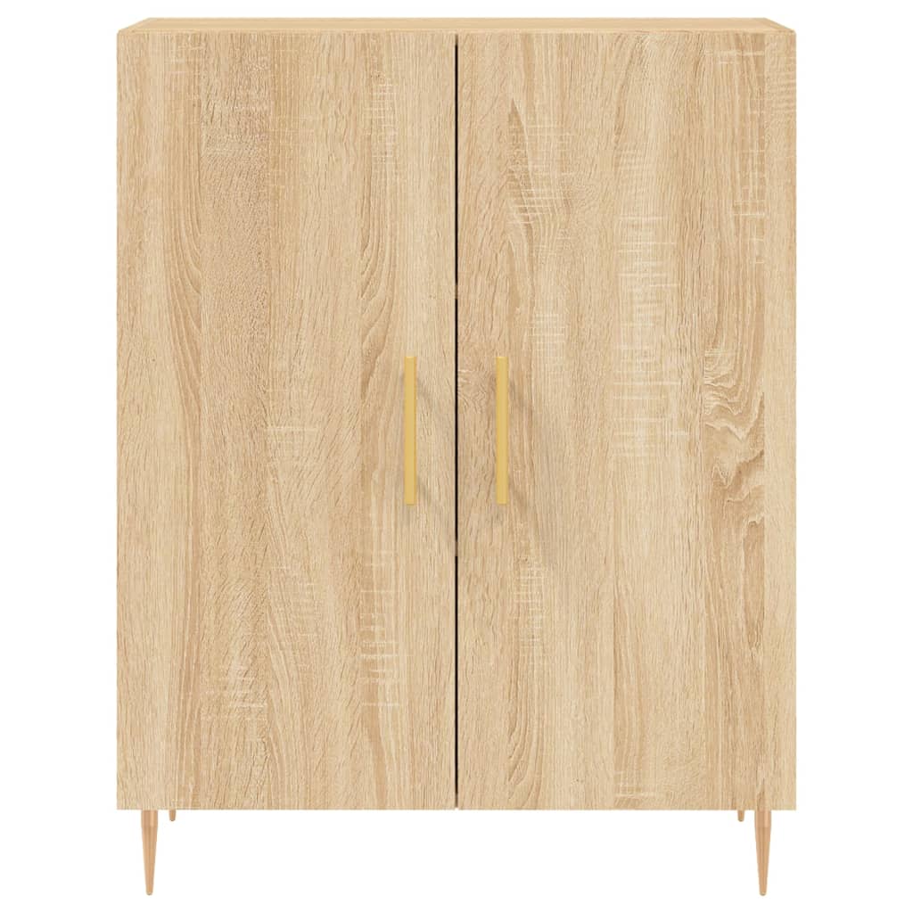 Credenza Rovere Sonoma 69,5x34x90 cm in Legno Multistrato