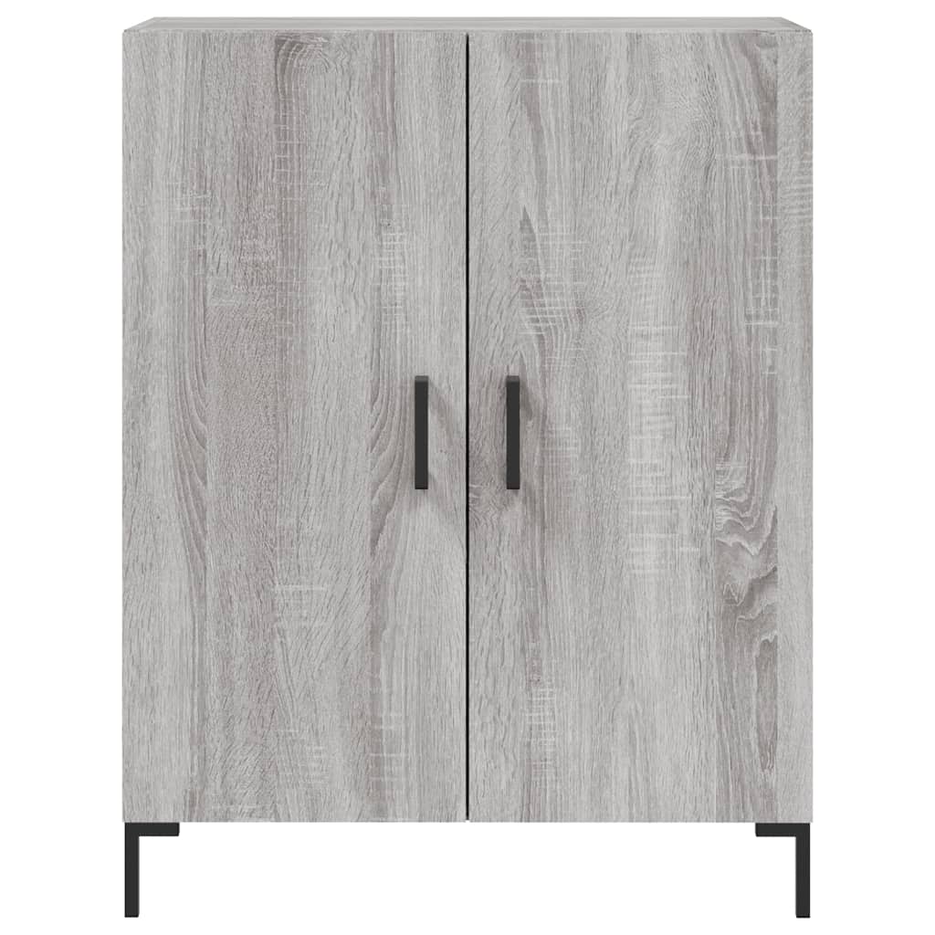 Credenza Grigio Sonoma 69,5x34x90 cm in Legno Multistrato