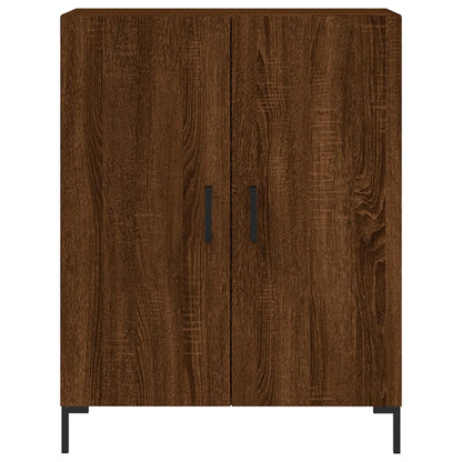 Credenza Rovere Marrone 69,5x34x90 cm in Legno Multistrato