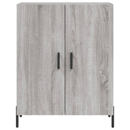 Credenza Grigio Sonoma 69,5x34x90 cm in Legno Multistrato