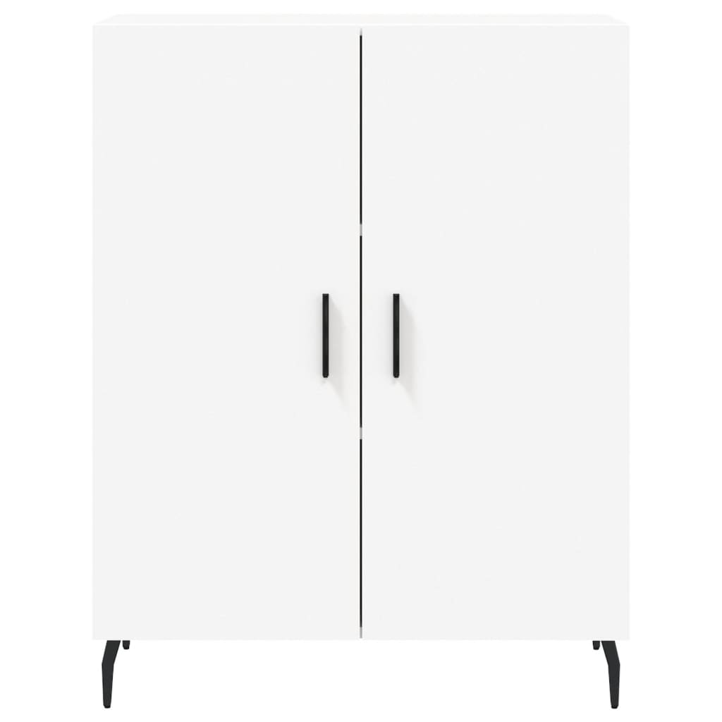 Credenza Bianca 69,5x34x90 cm in Legno Multistrato