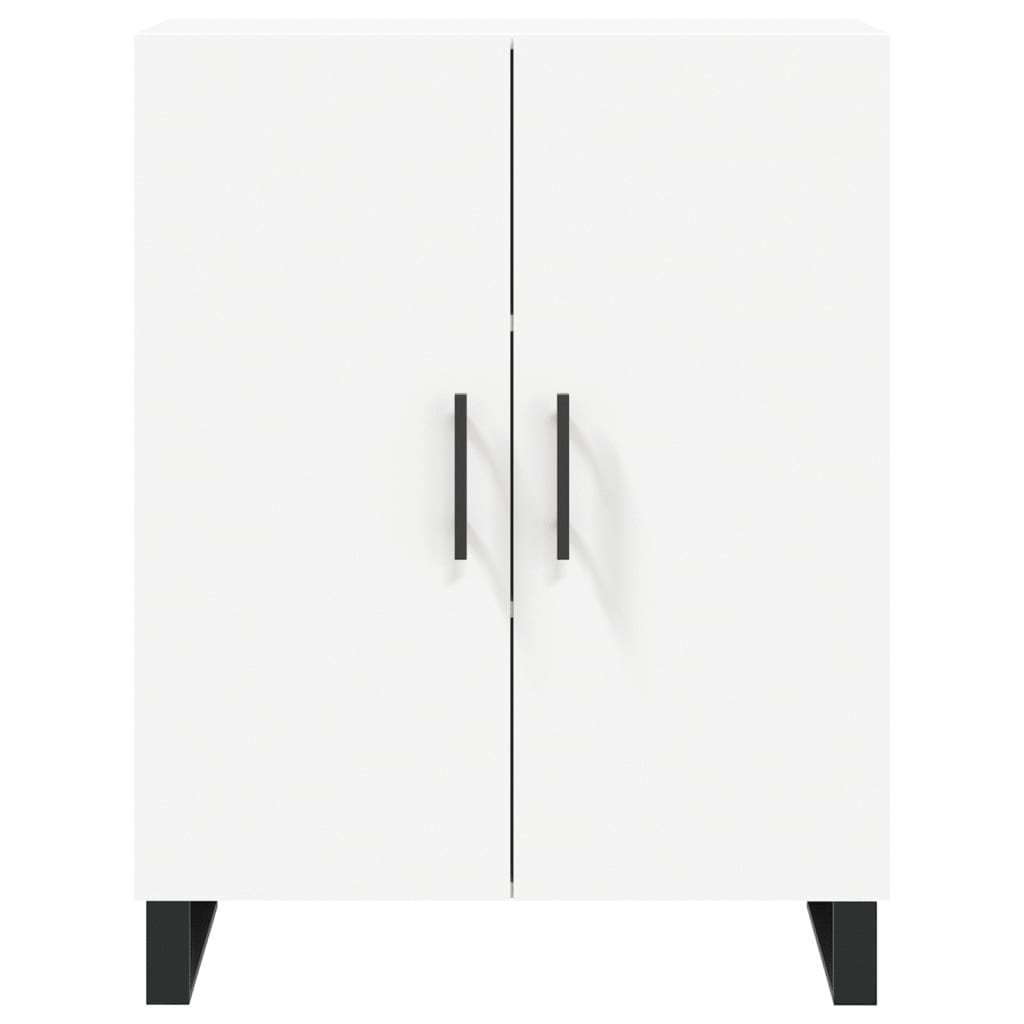 Credenza Bianca 69,5x34x90 cm in Legno Multistrato