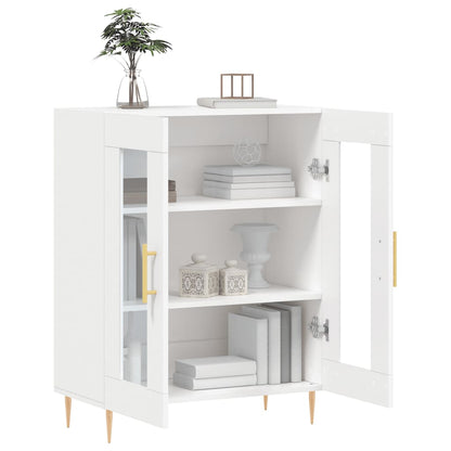 Credenza Bianca 69,5x34x90 cm in Legno Multistrato