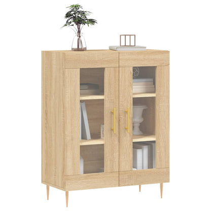 Credenza Rovere Sonoma 69,5x34x90 cm in Legno Multistrato