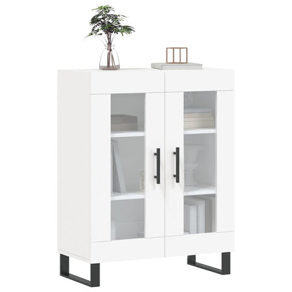 Credenza Bianca 69,5x34x90 cm in Legno Multistrato