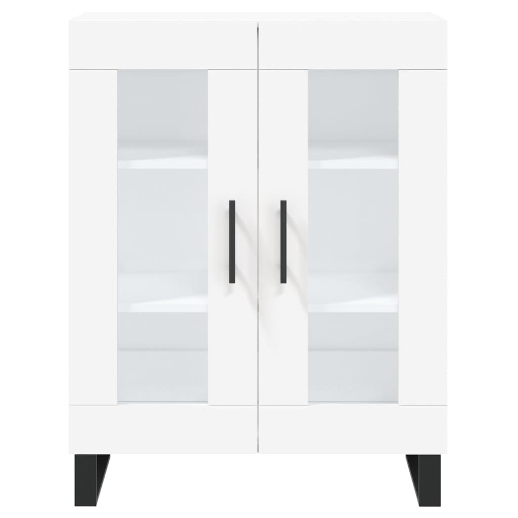 Credenza Bianca 69,5x34x90 cm in Legno Multistrato