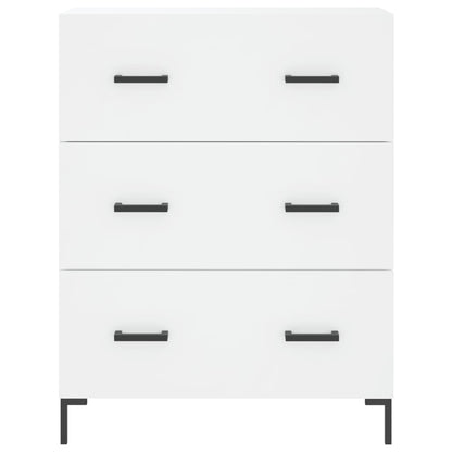 Credenza Bianca 69,5x34x90 cm in Legno Multistrato