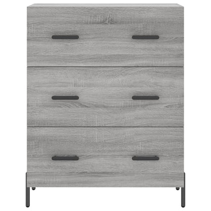 Credenza Grigio Sonoma 69,5x34x90 cm in Legno Multistrato