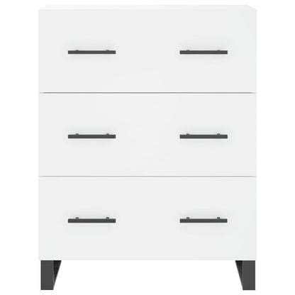Credenza Bianca 69,5x34x90 cm in Legno Multistrato