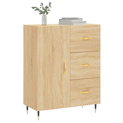 Credenza Rovere Sonoma 69,5x34x90 cm in Legno Multistrato